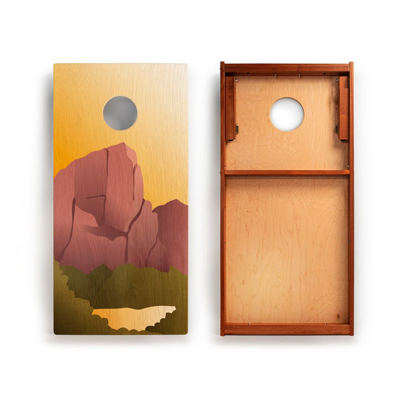 Load image into Gallery viewer, 2ft x 4ft Graphic Wood Classic Cornhole Set | National Parks Inspired Collection