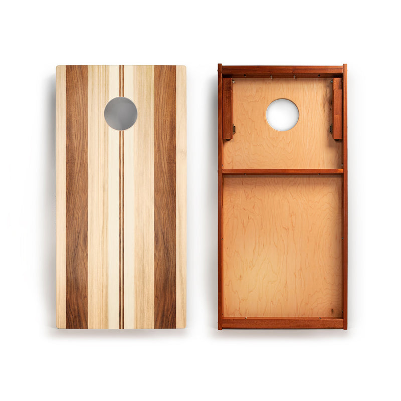 Load image into Gallery viewer, 2ft x 4ft Graphic Wood Classic Cornhole Set | Natural Surf Beach Collection