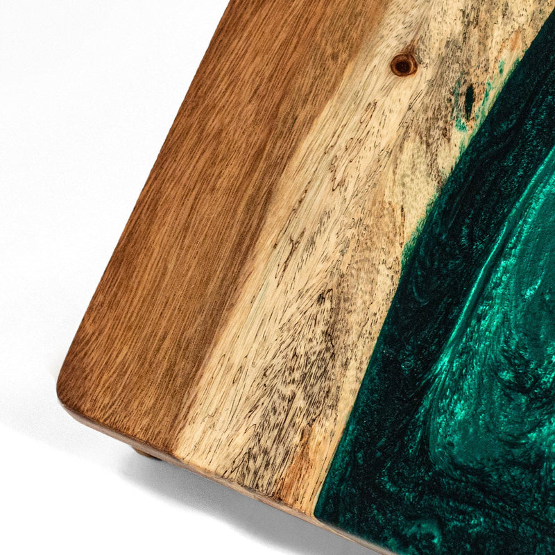 Load image into Gallery viewer, Studio Series Live Edge Resin 2x4 Cornhole Boards | River Collection