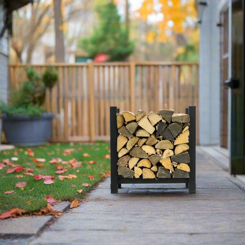 Load image into Gallery viewer, 2 ft Steel Firewood Rack Woodhaven