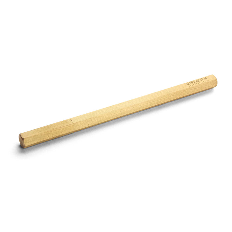 Load image into Gallery viewer, 2nd Amen EDC Pen Solid Brass Roller Ball Black Gel Ink Pen