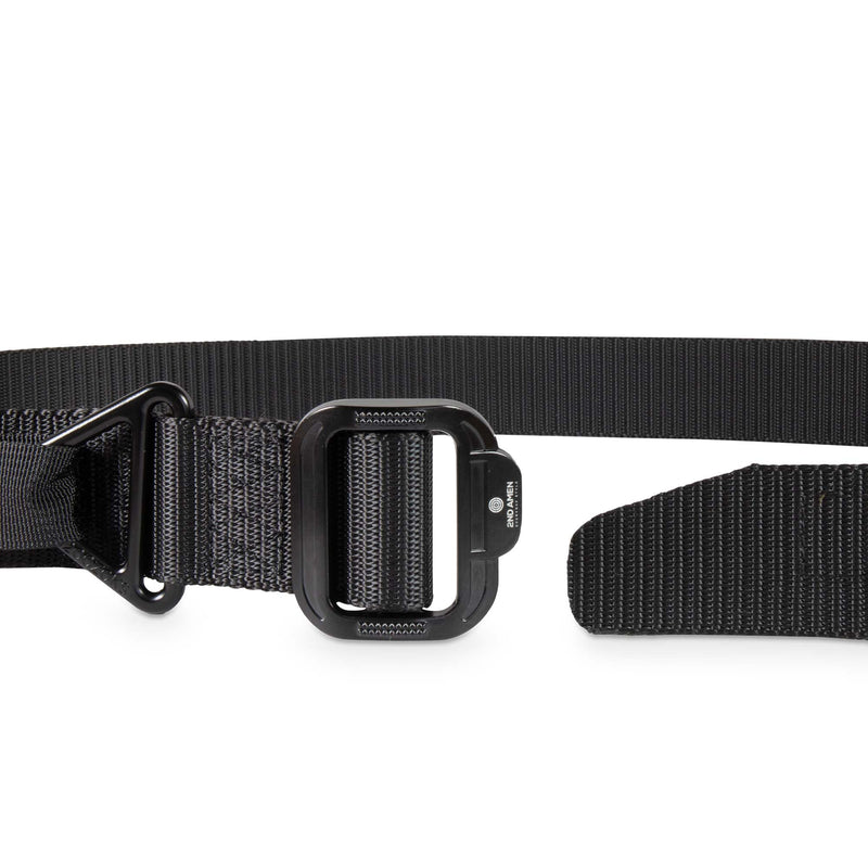 Load image into Gallery viewer, 2ND Amen Men's Tactical 1.5 Inch Convertible TDU Rigger with Black Nylon webbing belt & Adjustable Metal Buckle