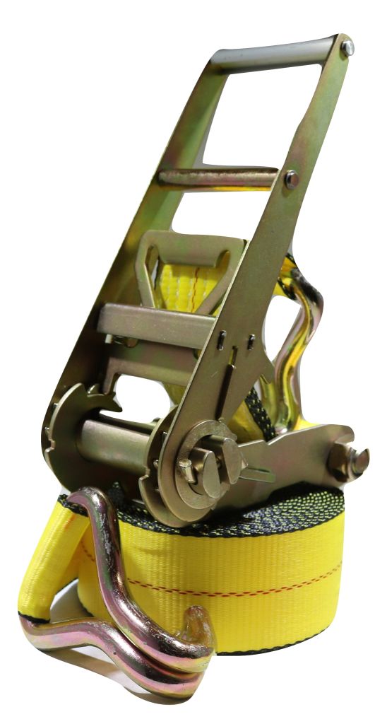 Load image into Gallery viewer, 3" x 30 Ft Heavy Duty Flatbed Ratchet Strap w/ Wire Hooks | R330W