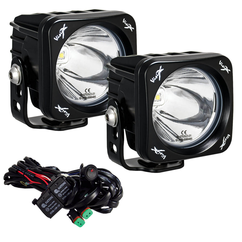 Load image into Gallery viewer, 3" Square CG2 Single LED Light Cannon Kit