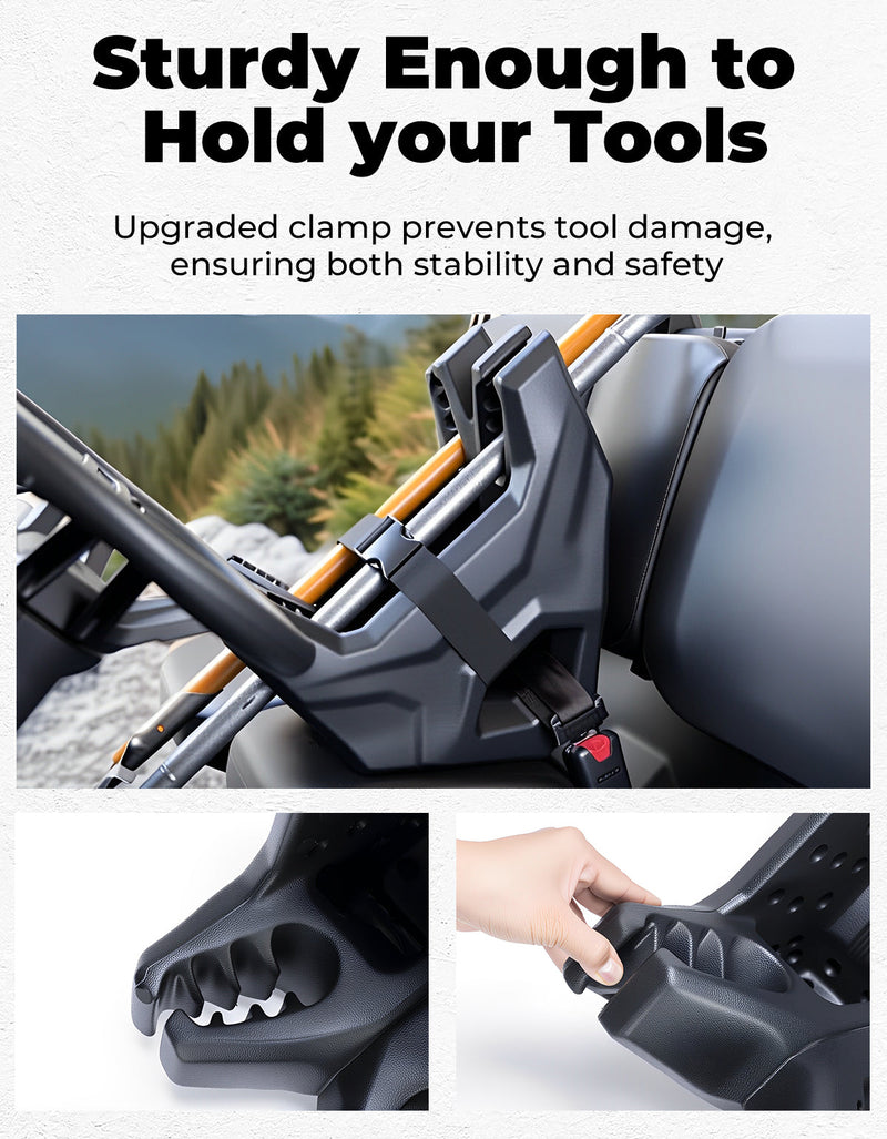 Load image into Gallery viewer, UTV Hunting Tool Holder Rack for Ranger General Can-Am Defender Pioneer
