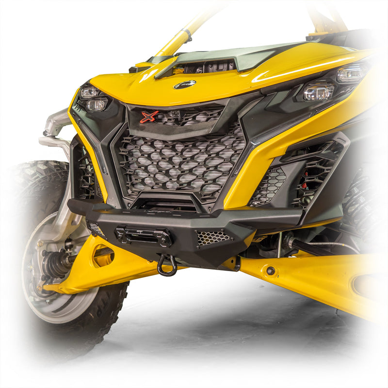Load image into Gallery viewer, Maverick R front bumper installed with powder coat finish
