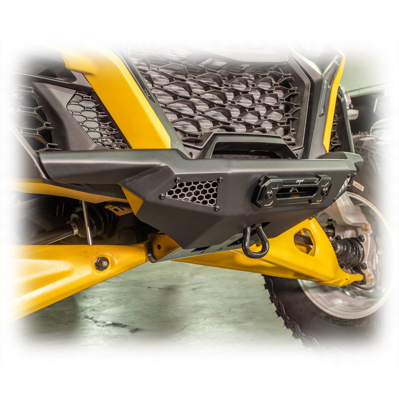 Load image into Gallery viewer, Maverick R front bumper installed with powder coat finish