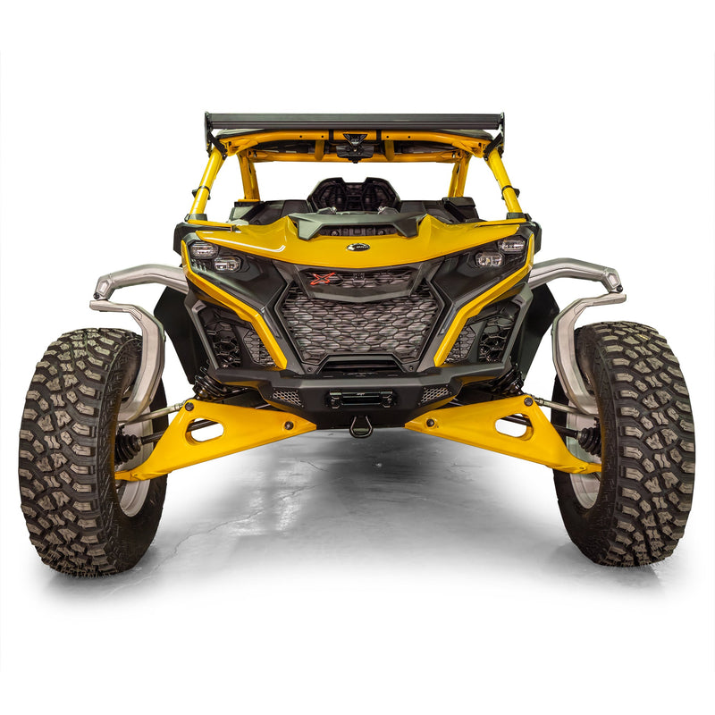 Load image into Gallery viewer, Maverick R front bumper installed with powder coat finish