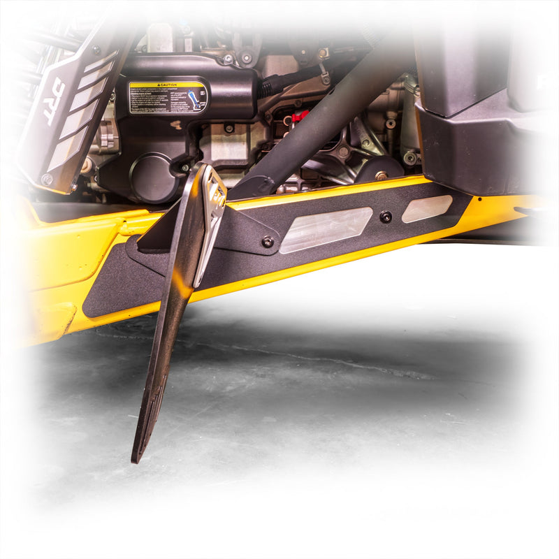 Load image into Gallery viewer, Can-Am 2024+ Maverick R Billet Rear Aluminum Mud/Rock Guard Kit