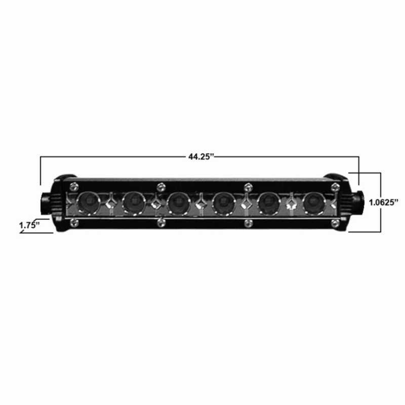 Load image into Gallery viewer, Ultra Slim Single Row 44.25" Light Bar