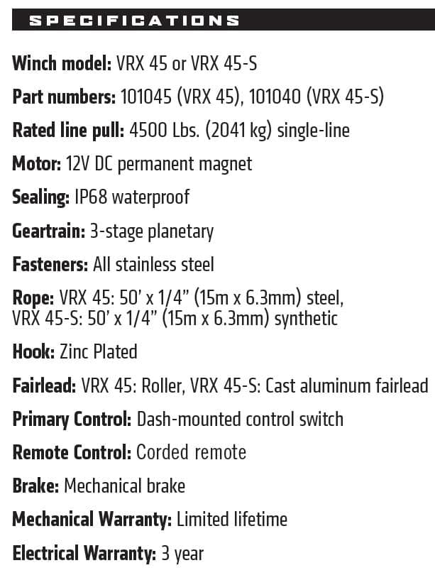Load image into Gallery viewer, Warn VRX 4500 LBS Winch