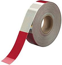Load image into Gallery viewer, 2" Conspicuity Tape 6" Red / 6" White 3M™ Diamond Grade™ x 150 ft