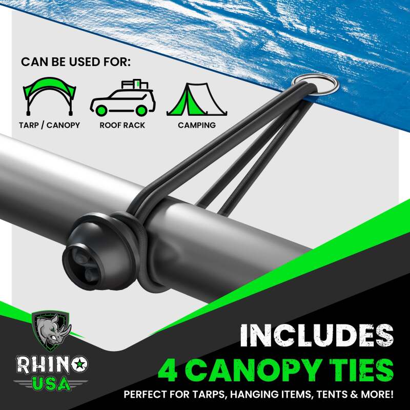 Rhino USA 28Pc Bungee Cord Assortment