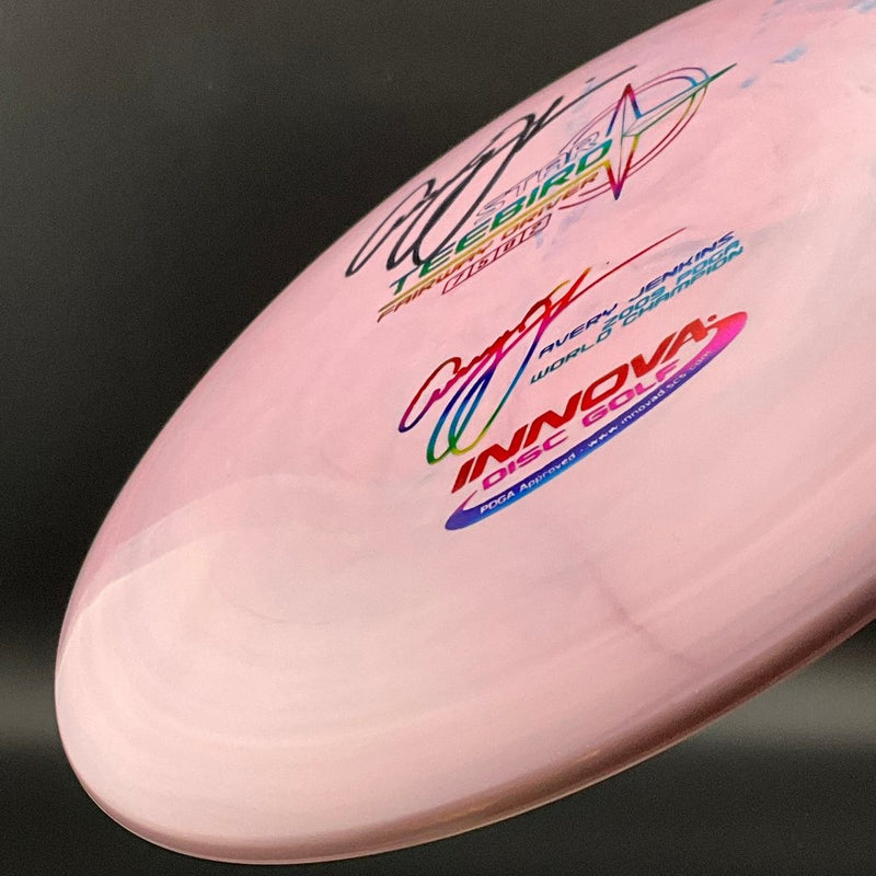 Load image into Gallery viewer, Star Teebird *Signed* - Avery Jenkins 2009 World Champion (3 Line)