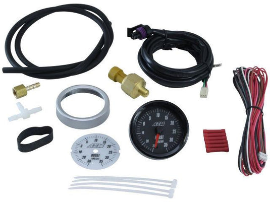 AEM Electronics Analog Boost Gauge -30 - 35 PSI