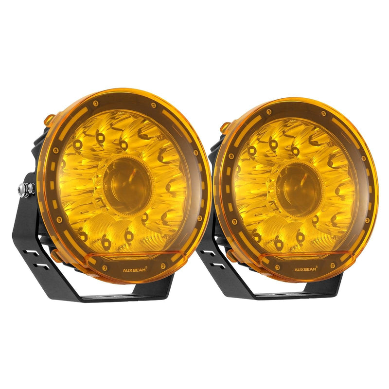 Load image into Gallery viewer, (2pcs/set) 7 Inch Round LED Driving Light Amber Cover Light Shield Cover