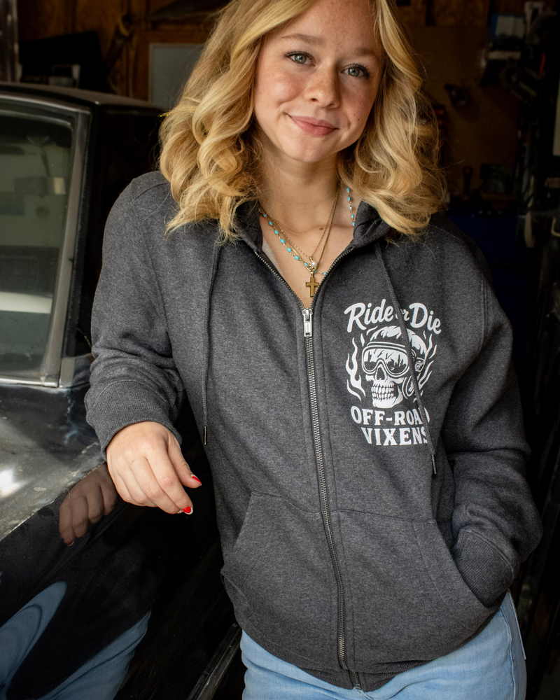 Load image into Gallery viewer, Raise Hell Zip Up Hoodie