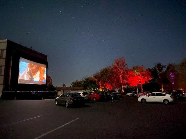 Load image into Gallery viewer, Elite Outdoor Movies Platinum 32' Inflatable Screen