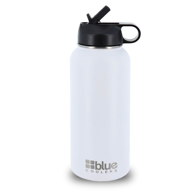 Load image into Gallery viewer, Drinkware - 32 oz. Steel Double-wall Vacuum Insulated Flask (Flip Top Lid)