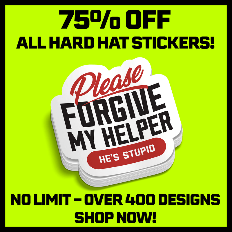Load image into Gallery viewer, My Helper - Hard Hat Decal