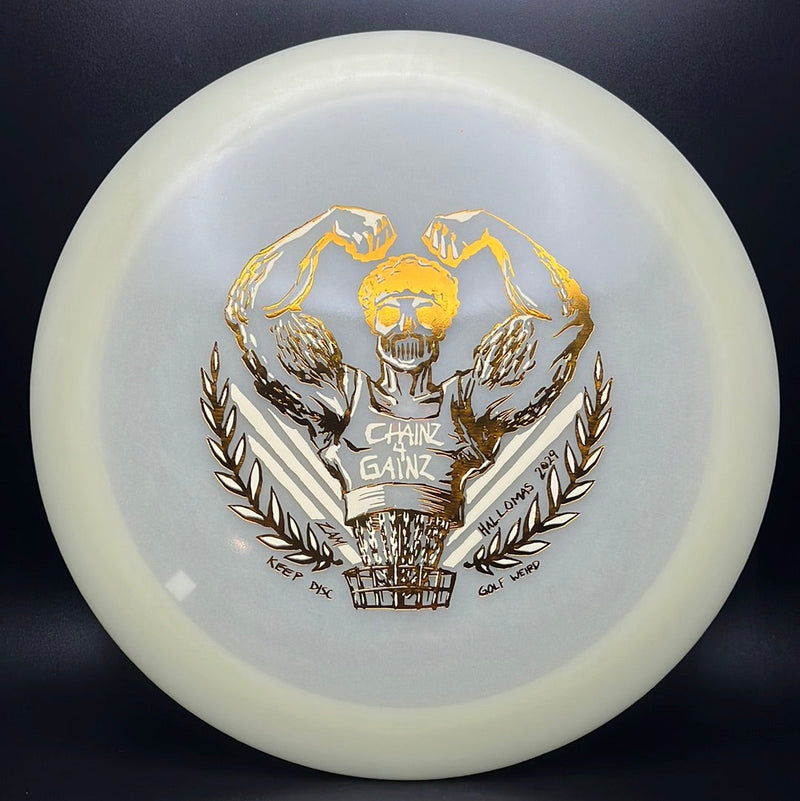 Load image into Gallery viewer, Nocturnal Phoenix - "Chains 4 Gains" by ZAM Keep Disc Golf Weird