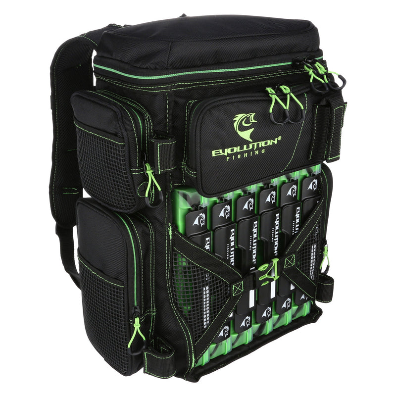 Load image into Gallery viewer, Drift Series 3600 Tackle Backpack with Rod Holders & QuikLatch Trays