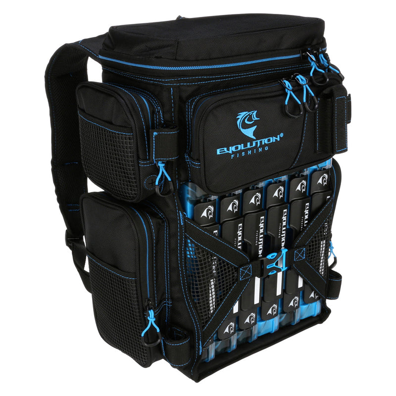 Load image into Gallery viewer, Drift Series 3600 Tackle Backpack with Rod Holders & QuikLatch Trays