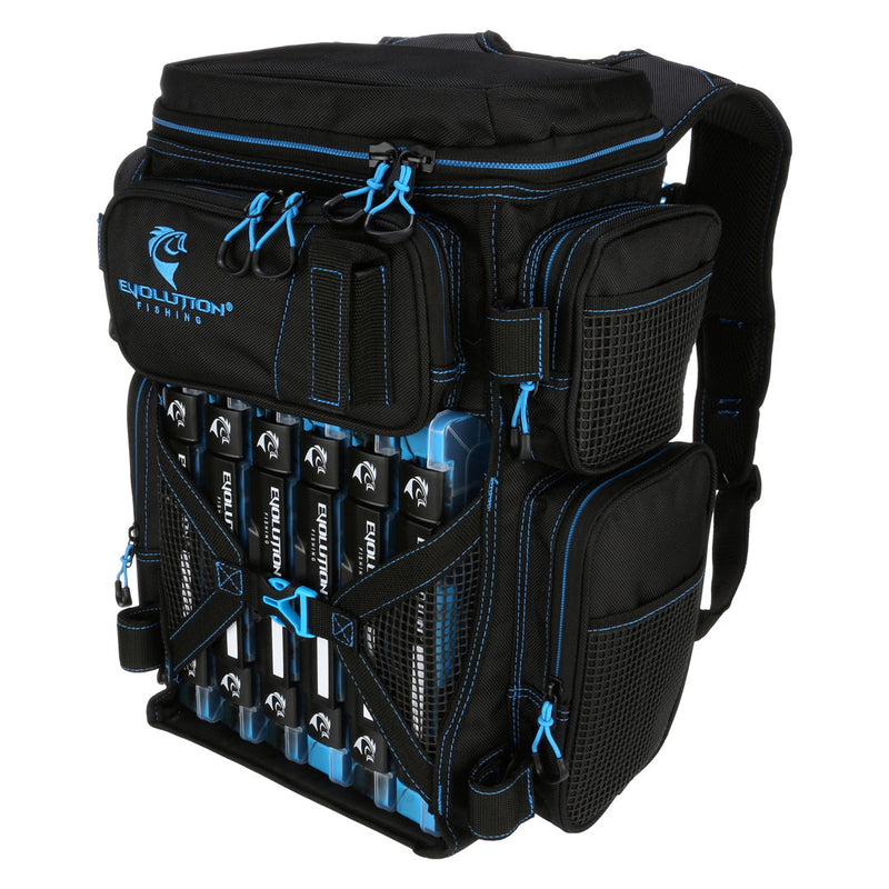 Load image into Gallery viewer, Drift Series 3600 Tackle Backpack with Rod Holders & QuikLatch Trays