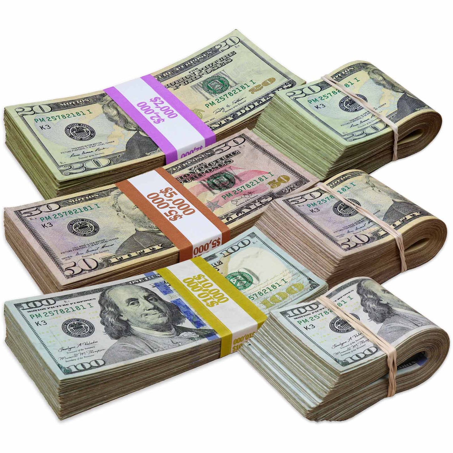 $34,000 ✔️RealAged™ Full Print New Series Stacks & Bands Pack