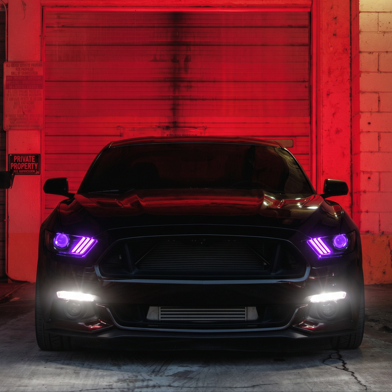 Load image into Gallery viewer, Ford Mustang Multicolor Flow Series DRL Boards (2015-2017)