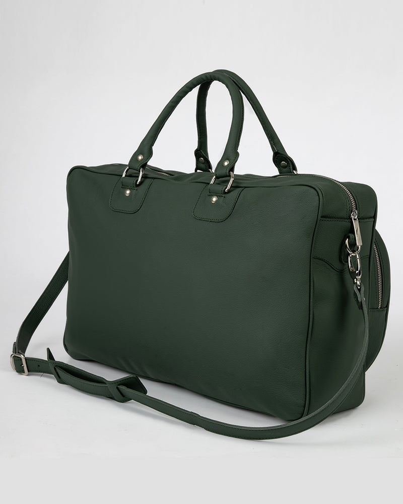 Load image into Gallery viewer, Vintage Leather Handbag Green