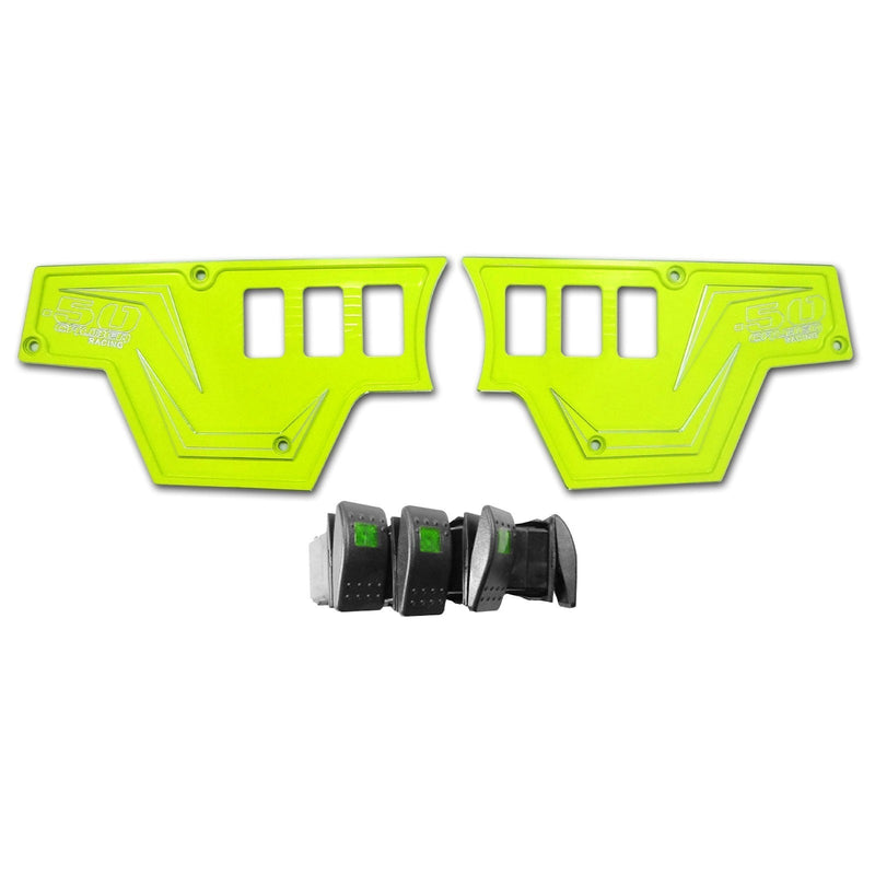 Load image into Gallery viewer, XP1000 6 Switch Dash Panel - Lime Squeeze