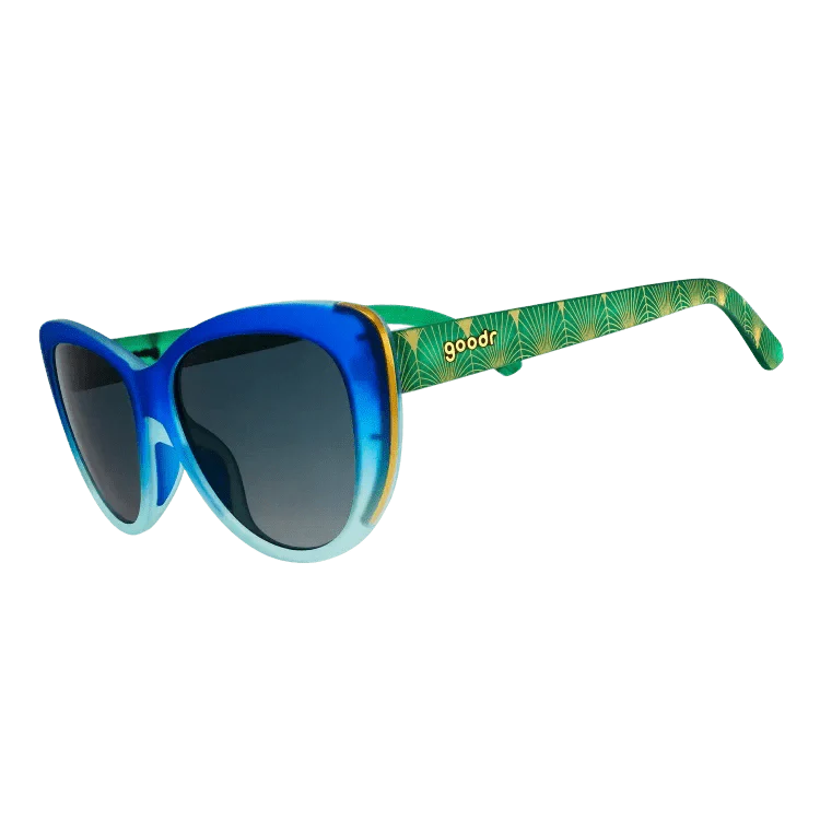 Load image into Gallery viewer, "Rhonda's Peacock Palace" Glam G Polarized Sunglasses
