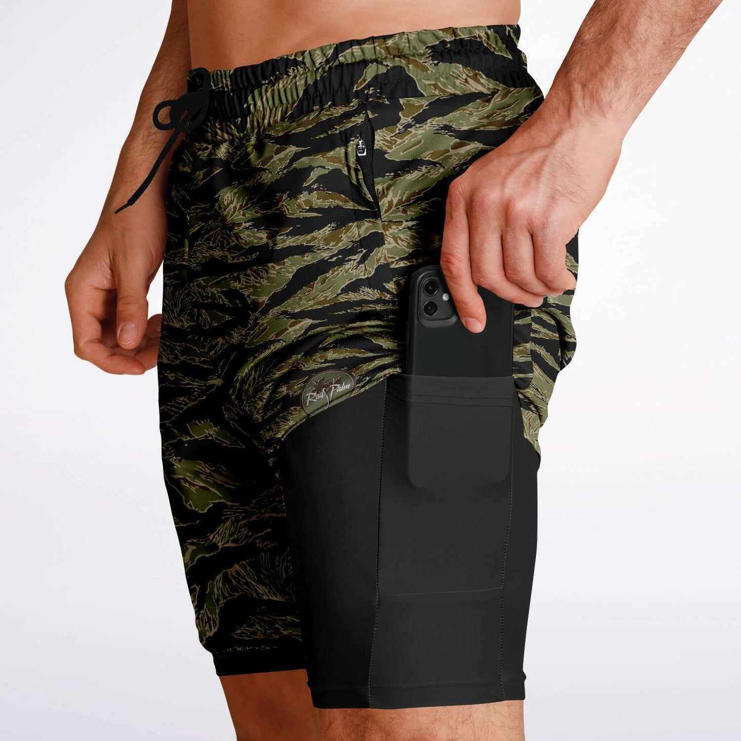 Rad Palm Tiger Stripe 2 in 1 Shorts