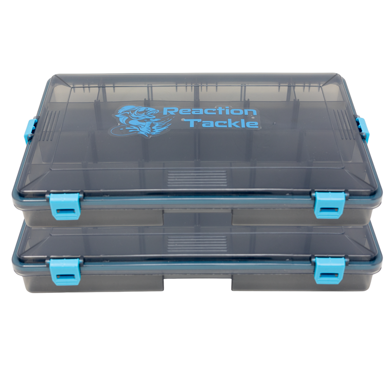 Load image into Gallery viewer, Reaction Tackle Standard Tackle Tray- Sturdy and Water Resistant with 4 Reliable Clips