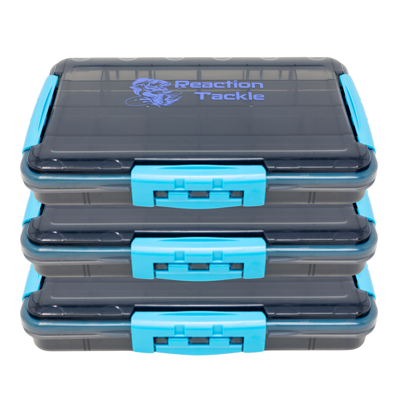 Load image into Gallery viewer, Reaction Tackle Premium Tackle Tray- High Performance and Water Resistant with 3 Resilient Clips
