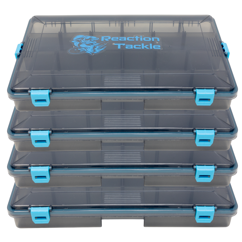 Load image into Gallery viewer, Reaction Tackle Standard Tackle Tray- Sturdy and Water Resistant with 4 Reliable Clips