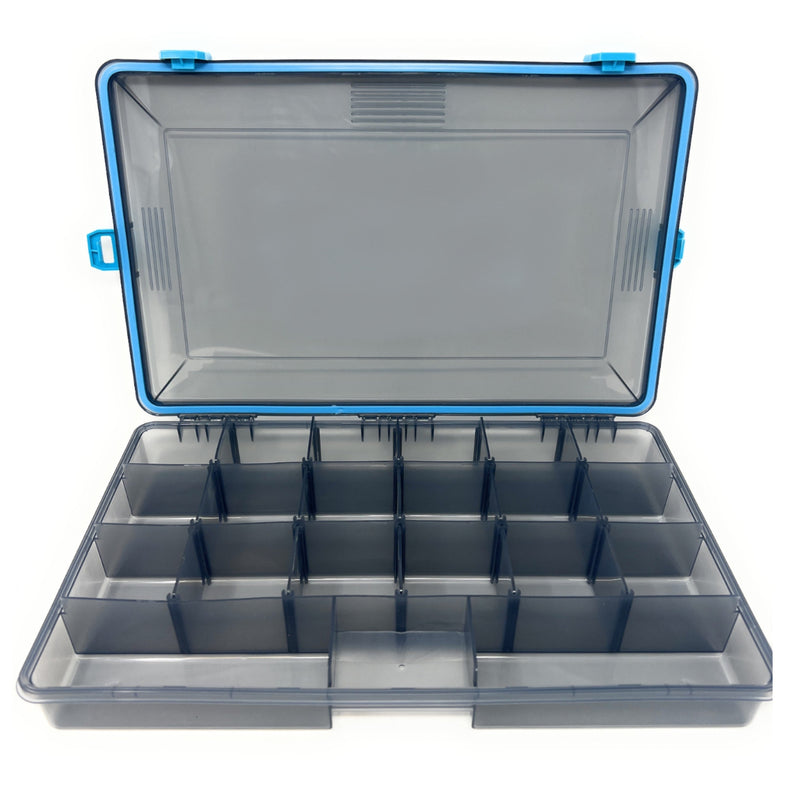Load image into Gallery viewer, Reaction Tackle Standard Tackle Tray- Sturdy and Water Resistant with 4 Reliable Clips