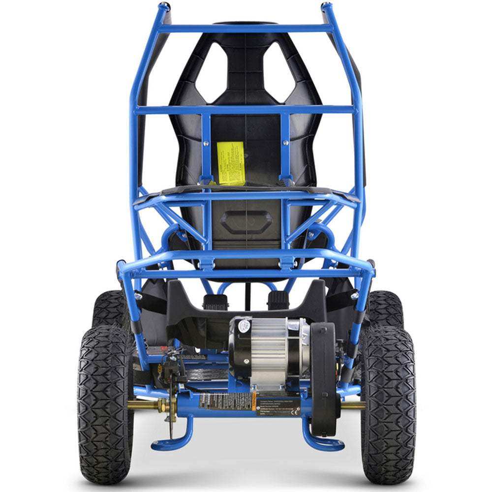 Go Kart Maverick 1000w Blue - Skoutley Outdoors LLC