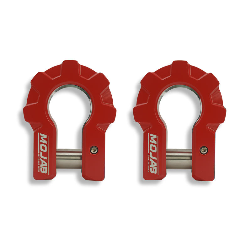 Load image into Gallery viewer, 3/4'' Extreme duty Aluminum D-Shackle set (9T)-Ceramic coated (LIFETIME WARRANTY*)