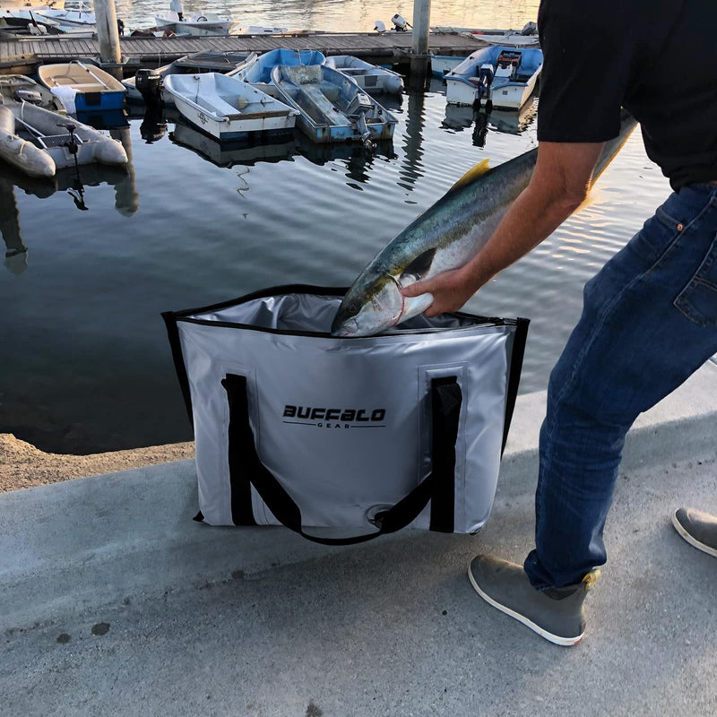 Load image into Gallery viewer, 37QT Fish Cooler Bag With Flat Bottom