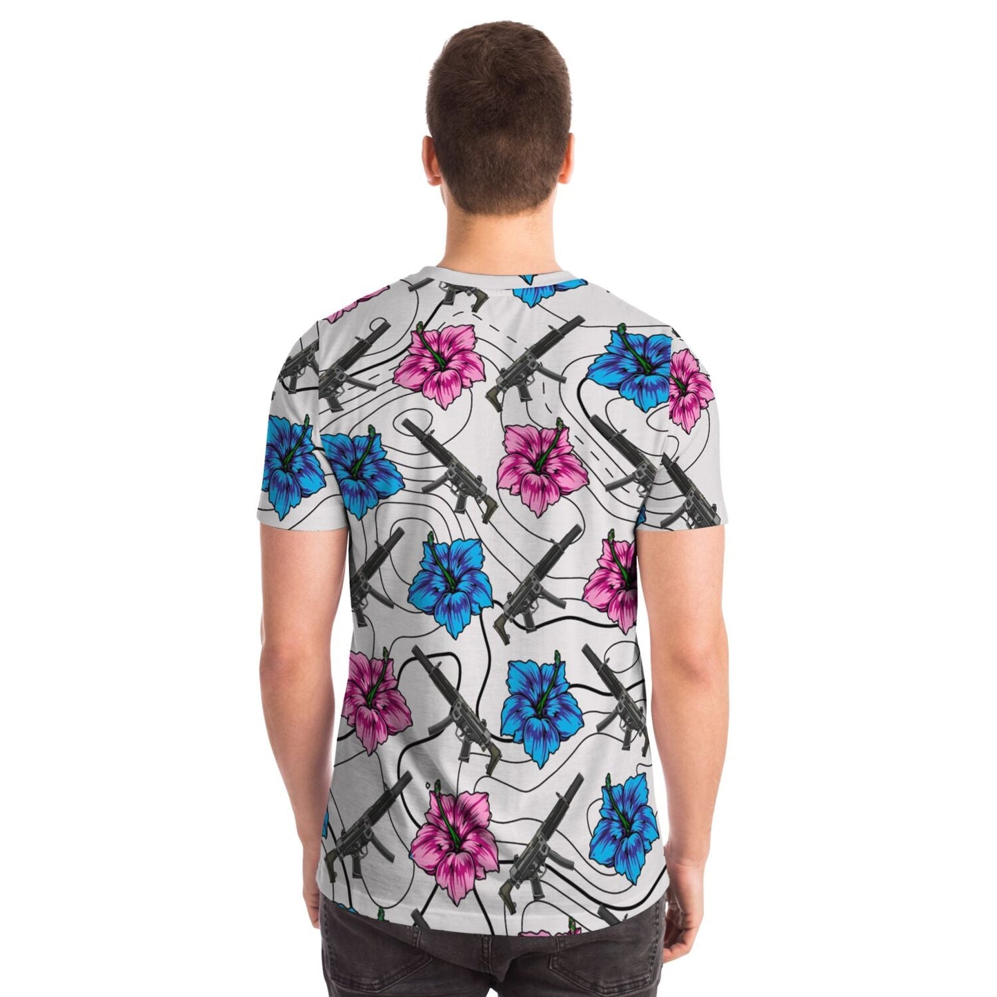Rad Pam High Capacity Hibiscus White T-Shirt