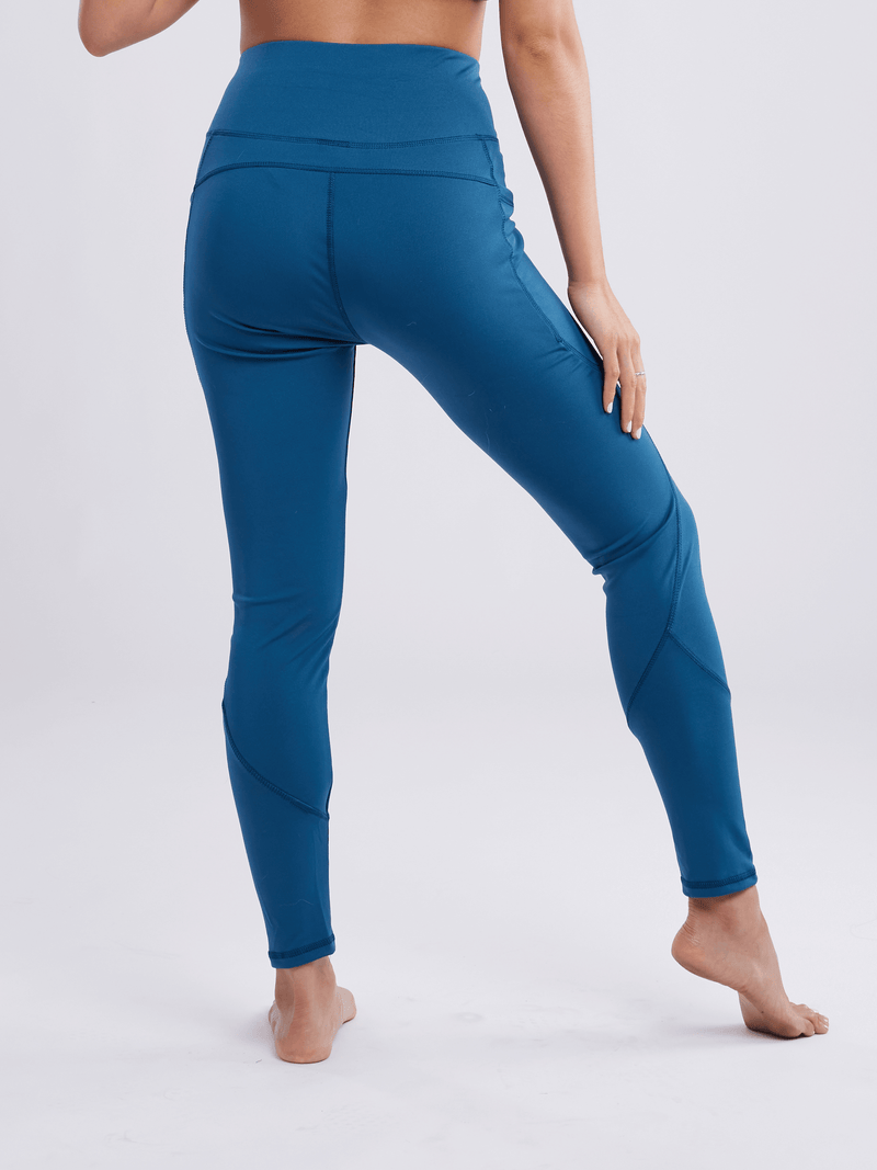 Load image into Gallery viewer, JupiterGear High-Waisted Classic Gym Leggings with Side Pockets