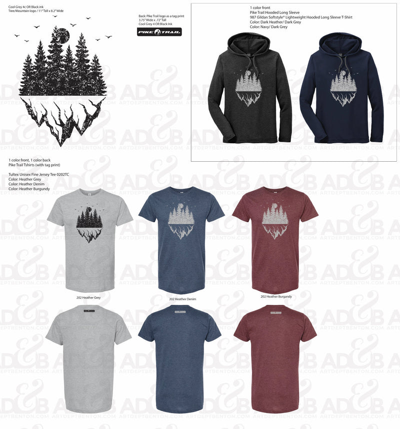 Load image into Gallery viewer, Pike Trail Comfy Tee's & Easy Going Hoodies