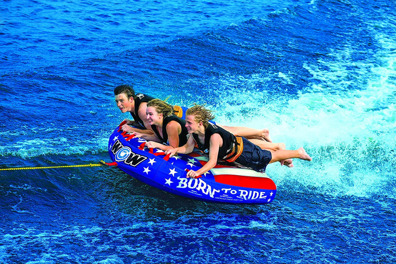 Load image into Gallery viewer, WOW Watersports Born to Ride 3 Person 3P Towable