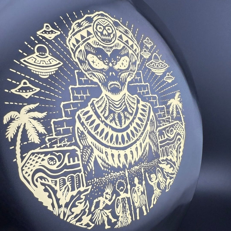 Load image into Gallery viewer, S-Blend Scepter - Gold "Alien Aztec"