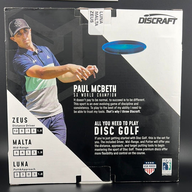 Load image into Gallery viewer, Paul McBeth Premium Disc Golf Set - 3 Discs