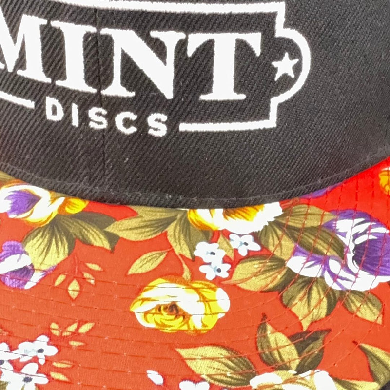 Load image into Gallery viewer, Flat Bill Snapback Hat - Fancy Print - Mint Discs