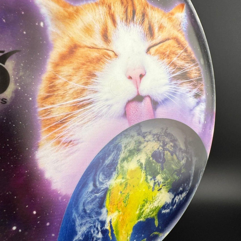 Load image into Gallery viewer, Tournament Bear - DyeMax - "Space Kitty, Globe Licker"
