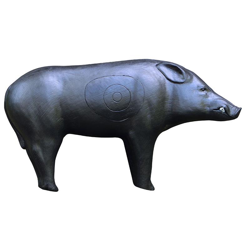 Load image into Gallery viewer, Real Wild 3D Black Boar Archery Target with EZ Pull Foam
